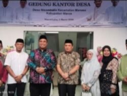 Ketua DPC ABPEDNAS Maros Hadiri Safari Ramadan dan Peresmian Kantor Desa Nisombalia