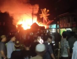 Kebakaran di Panjallingan Maros, Tiga Rumah Terdampak, Satu Warga Luka