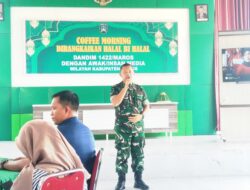 Kodim 1422 Maros Gelar Coffee Morning dan Halal Bihalal Bersama Insan Pers, Perkuat Sinergi Informasi