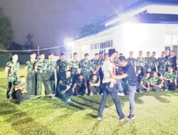 Prajurit Brigif TP 45/Sai Bhumi Lestarikan Budaya Lampung Melalui Latihan Pencak Silat Sekinci Kinci
