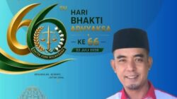 Ketua DPD ABPEDNAS Sulsel Akbar Ucapkan Selamat Hari Bhakti Adhyaksa ke-66, Apresiasi Pengabdian Korps Adhyaksa