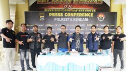 Polresta Kendari Ungkap Sejumlah Kasus Menonjol dalam Konferensi Pers
