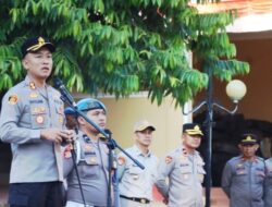 Kapolres Maros AKBP Devi Sujana Tekankan Integritas dan Profesionalisme Saat Pimpin Apel Perdana
