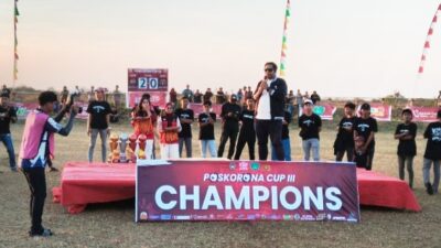 Turnamen Pos Corona Cup III 2026 Resmi Ditutup, Ketua KONI Maros Apresiasi Antusiasme Warga