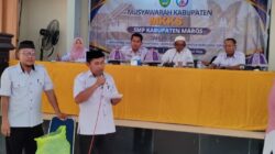 Muskab MKKS SMP Maros Tetapkan Ince Jamaluddin, Ini Arah Kepengurusan 2026–2029
